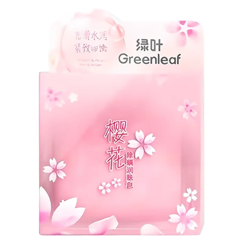 Greenleaf Увлажняющее туалетное мыло с цветами вишни, избавляющее от чесоточного зудня